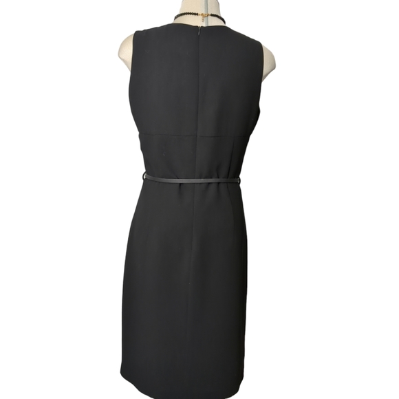 LONDON FOG limited edition Luxury sleeveless midi dress with belt Size 6 - Picture 3 of 9